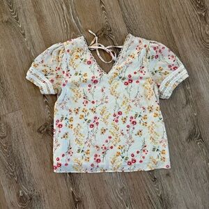 Floral Print Women's Top